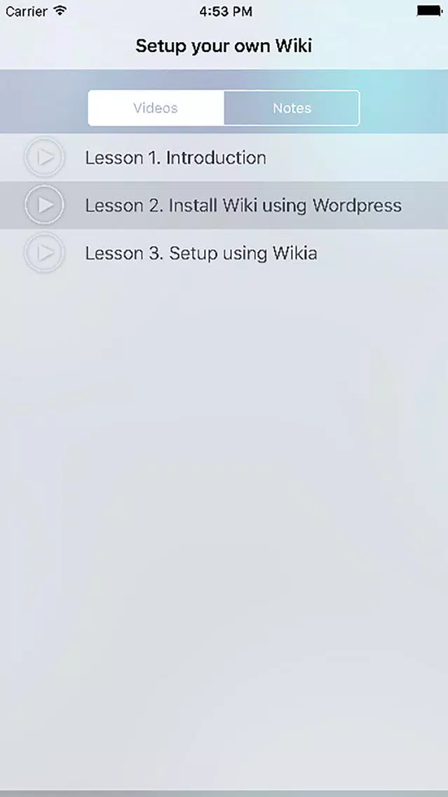 ภาพหน้าจอของ Setup your own Wiki