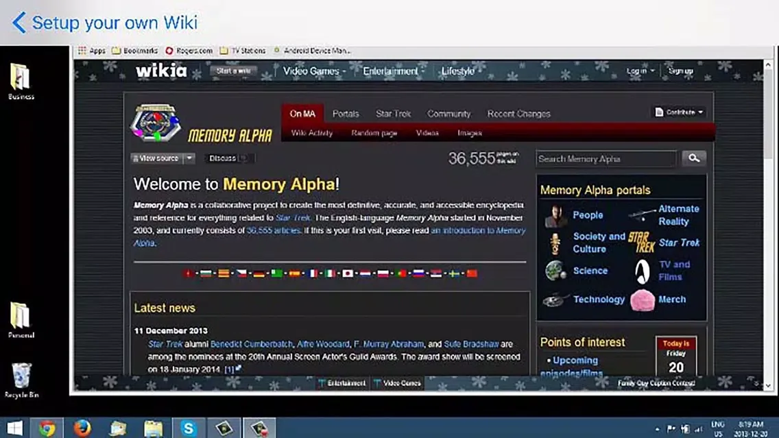 Setup your own Wiki应用截图