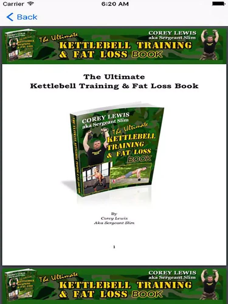 Zrzuty ekranu Tutorial for Ultimate Kettlebell iPad 