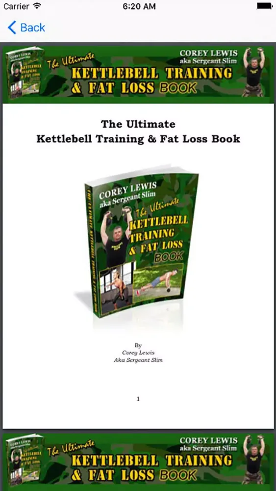 Zrzuty ekranu Tutorial for Ultimate Kettlebell