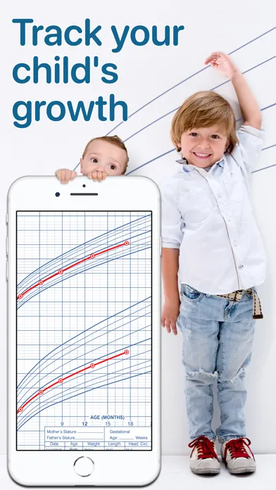 Growth: baby & child charts Screenshots