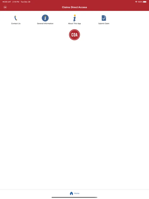 Tangkapan layar CDA iPad 