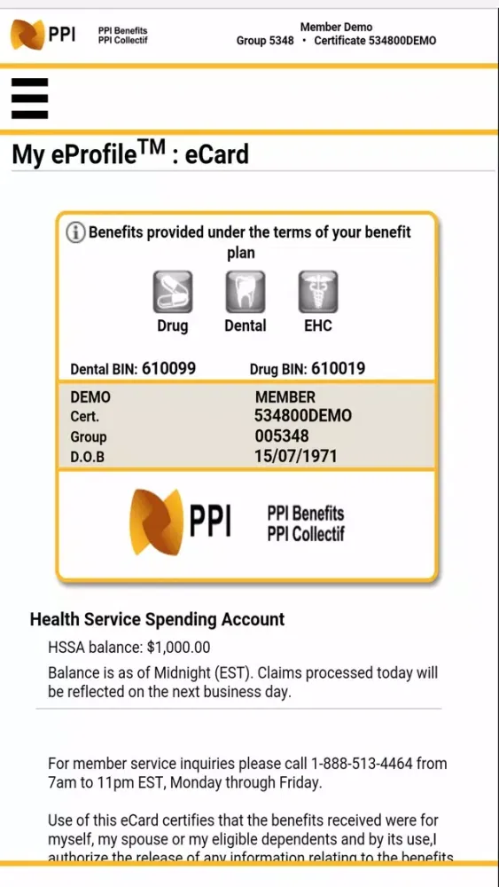 PPI Benefits Ekran Görüntüleri