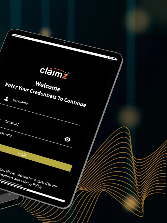 ClaimzHRMS iPad  Screenshots