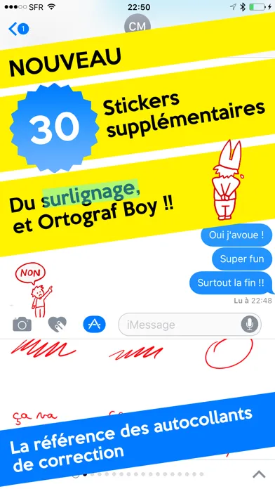 Ortograf - correct your french-speaking friends 스크린샷