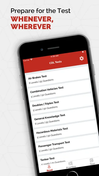 Скриншоты CDL Prep Master