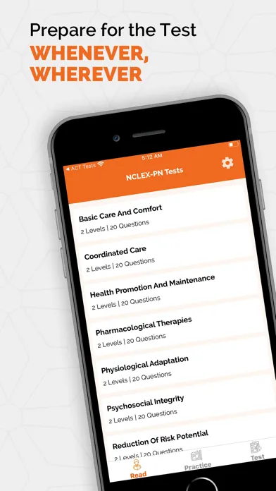 NCLEX-PN Practice Tests سکرین شاٹس
