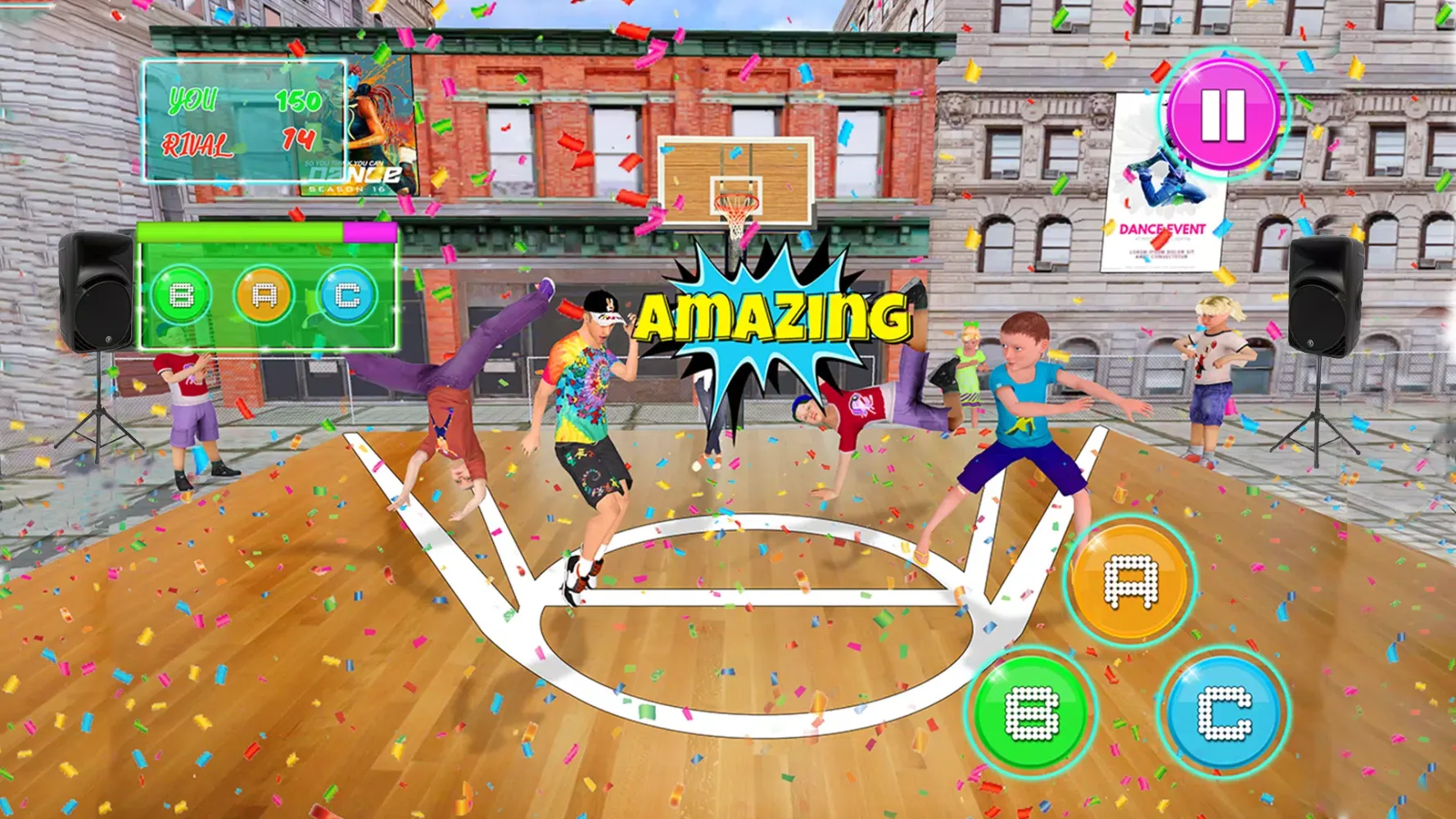 Kids Dance Game Battle Floss Screenshots