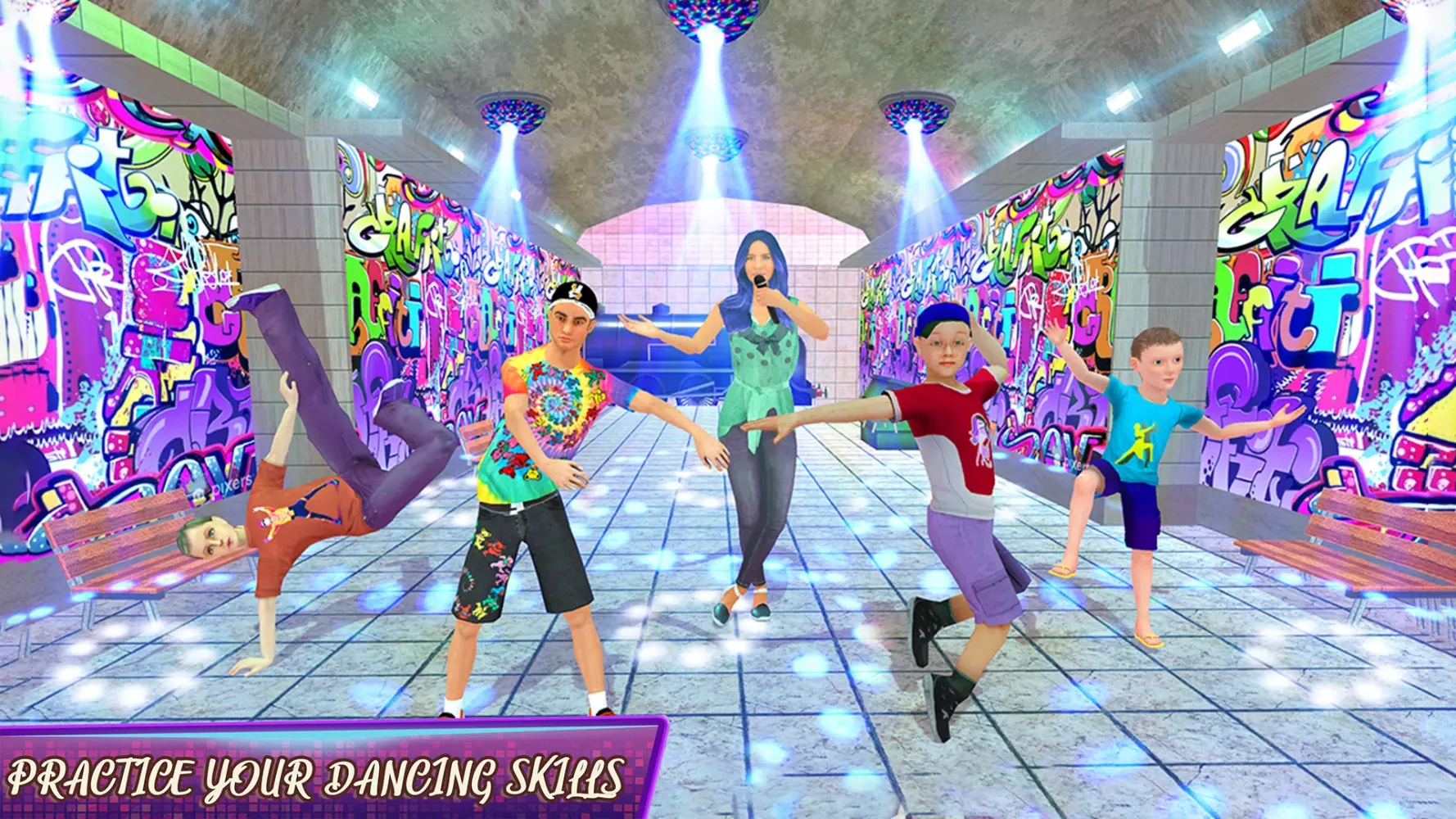 Kids Dance Game Battle Floss Screenshots