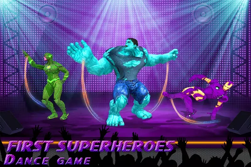 Superheroes Dancing School Game سکرین شاٹس