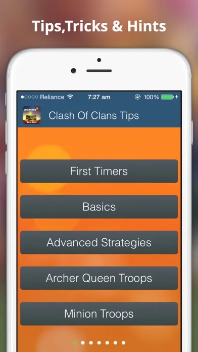 Zrzuty ekranu Guide For Clash Of Clans-Tips and Hints