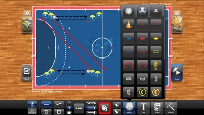 ภาพหน้าจอของ TacticalPad Futsal & Handball
