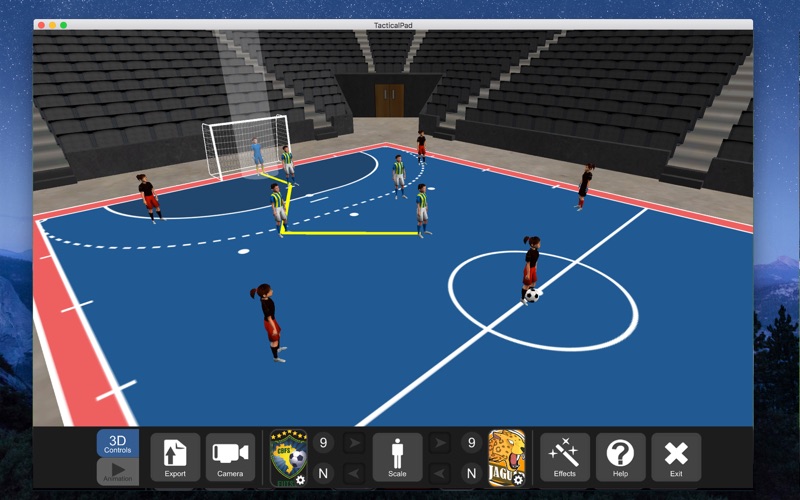 TacticalPad Futsal Handball应用截图