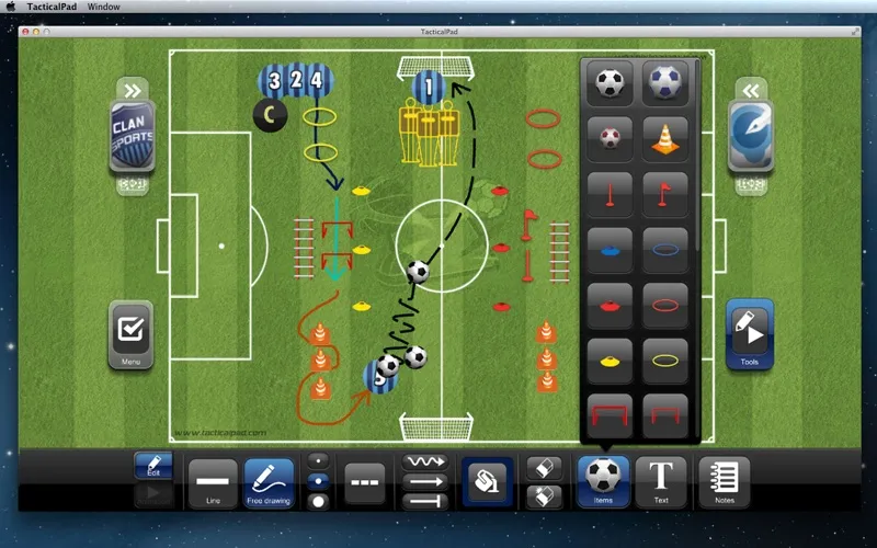 Tangkapan layar TacticalPad