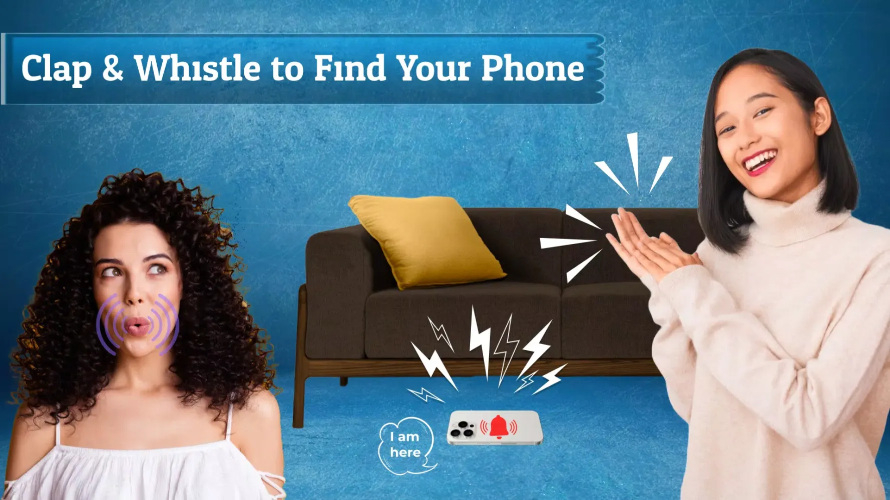 Ai Find My Phone Clap, Whistle Screenshots