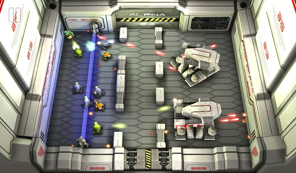 Tangkapan skrin Tank Hero: Laser Wars