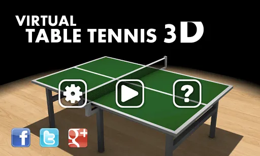 Virtual Table Tennis 3D Screenshots