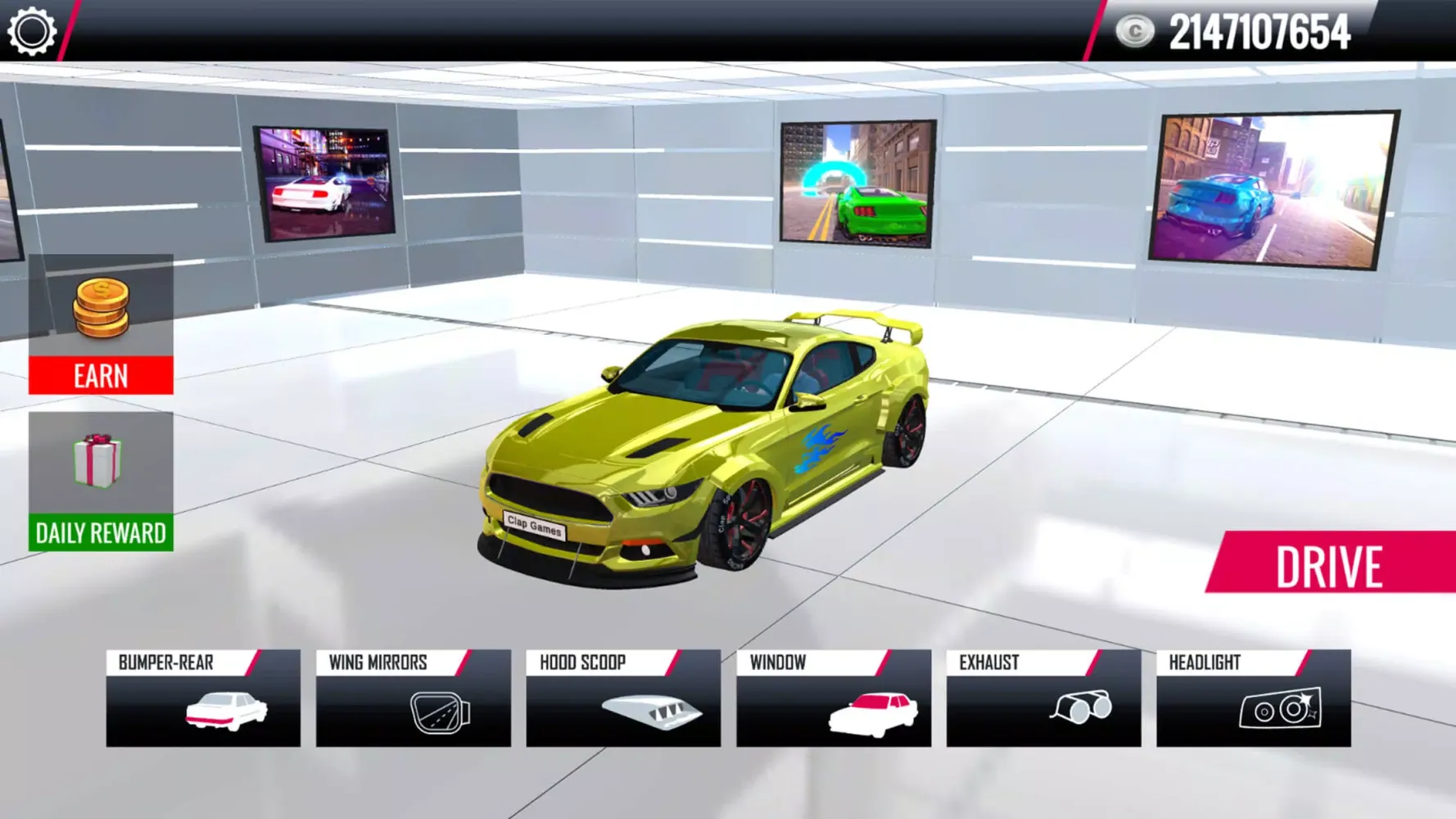صور American Mustang Car Racing