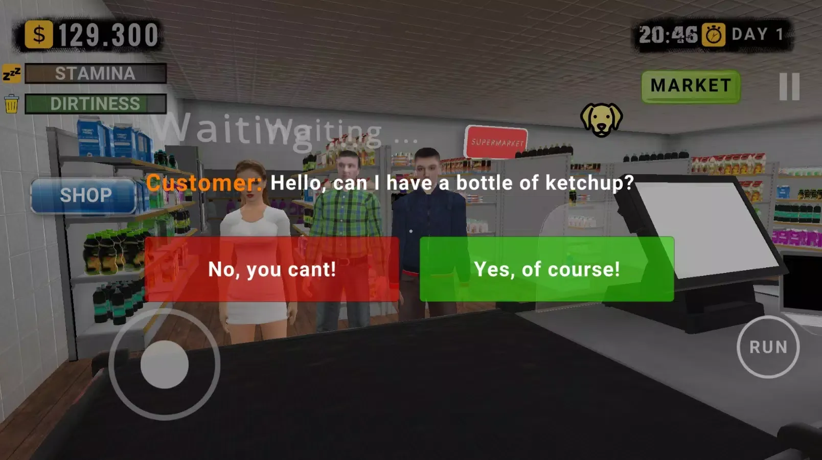 Supermarket Management Game Screenshots