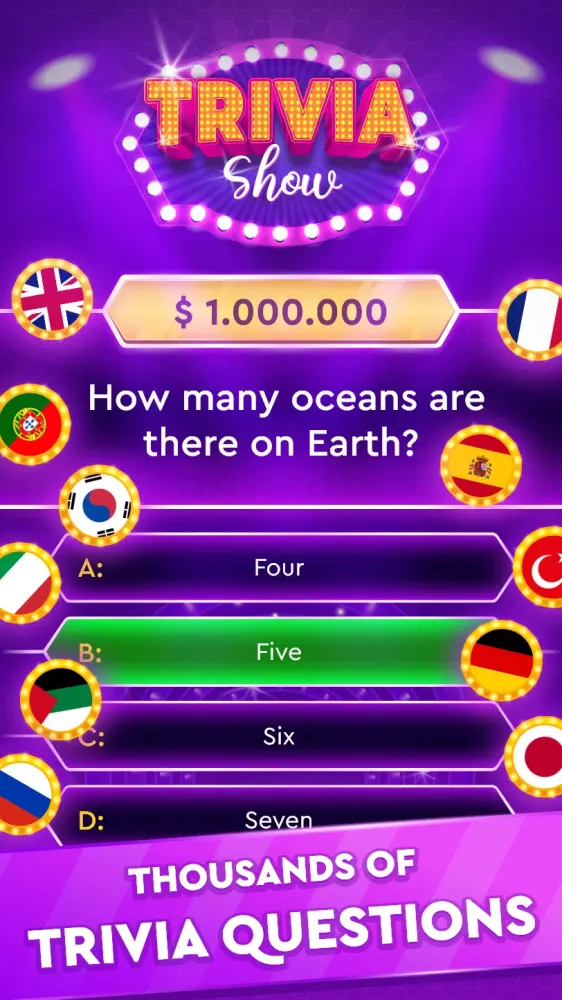 Trivia Game: Millionaire Quiz Screenshots