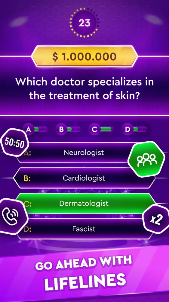 Trivia Game: Millionaire Quiz Screenshots