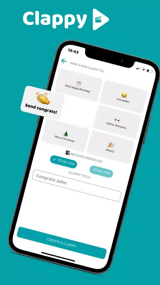 Clappy - Merge videos in a sec Ekran Görüntüleri