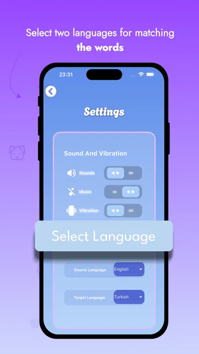 Language Learning : Match Up স্ক্রিনশট