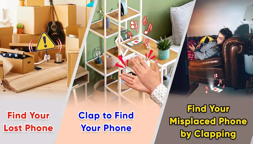 Find My Phone by Clap, Whistle Screenshots