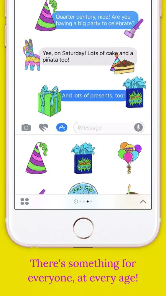 Birthday Sticker Pack Screenshots