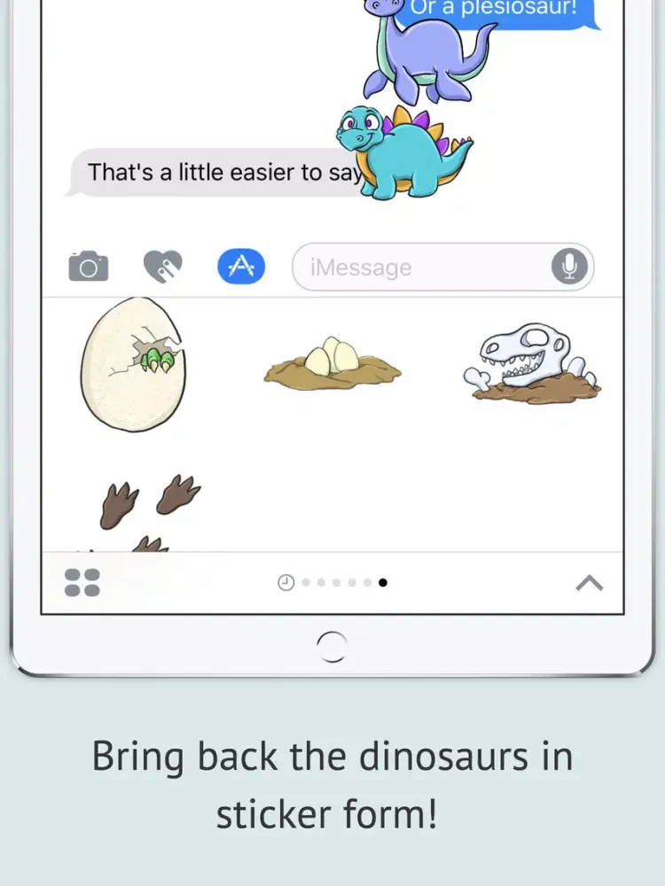 Dinosaur Sticker Pack iPad 應用截圖