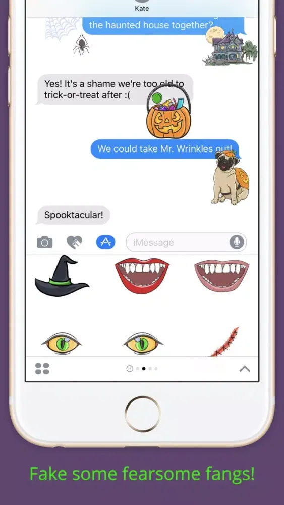 ภาพหน้าจอของ Halloween Sticker Pack