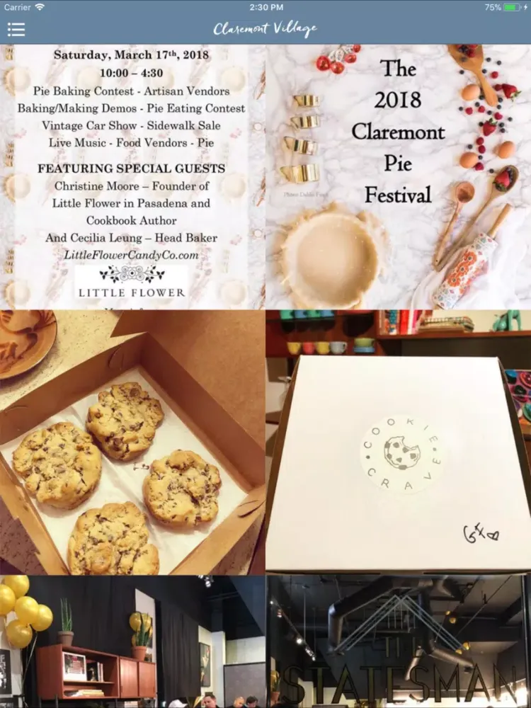 Claremont Village iPad  स्क्रीनशॉट