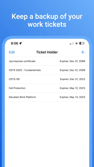 Capturas de pantalla de TradeTickets