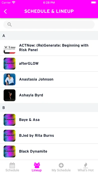 Screenshot di BlackLight Summit