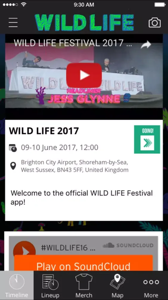 WILD LIFE Festival スクリーンショット