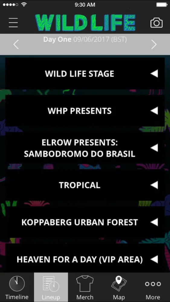 WILD LIFE Festival スクリーンショット