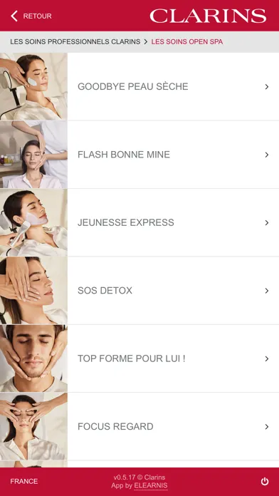 صور Clarins Spa Product Library