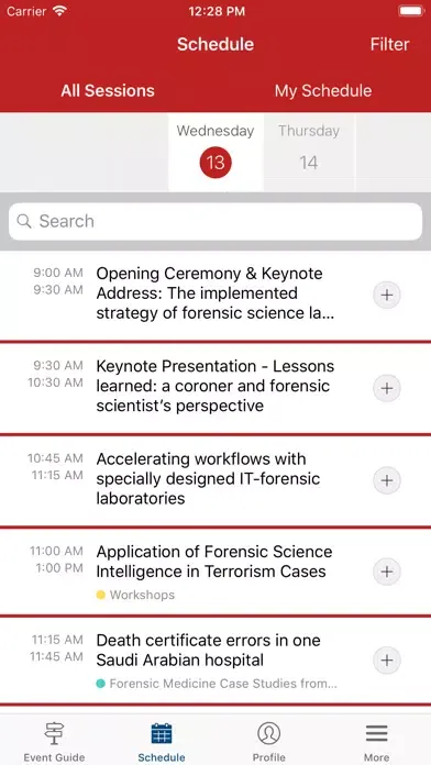 Tangkapan skrin GCC Forensics Official App