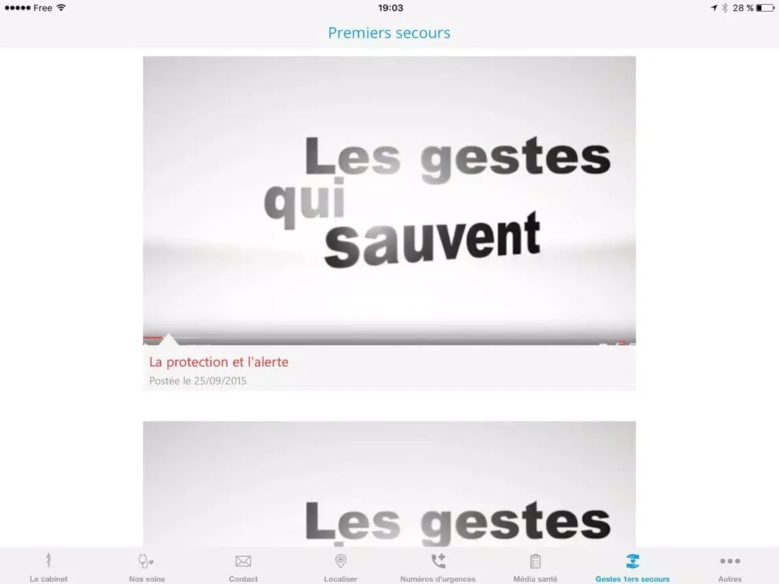 Capturas de pantalla de Cabinet Infirmier Ollioules iPad 