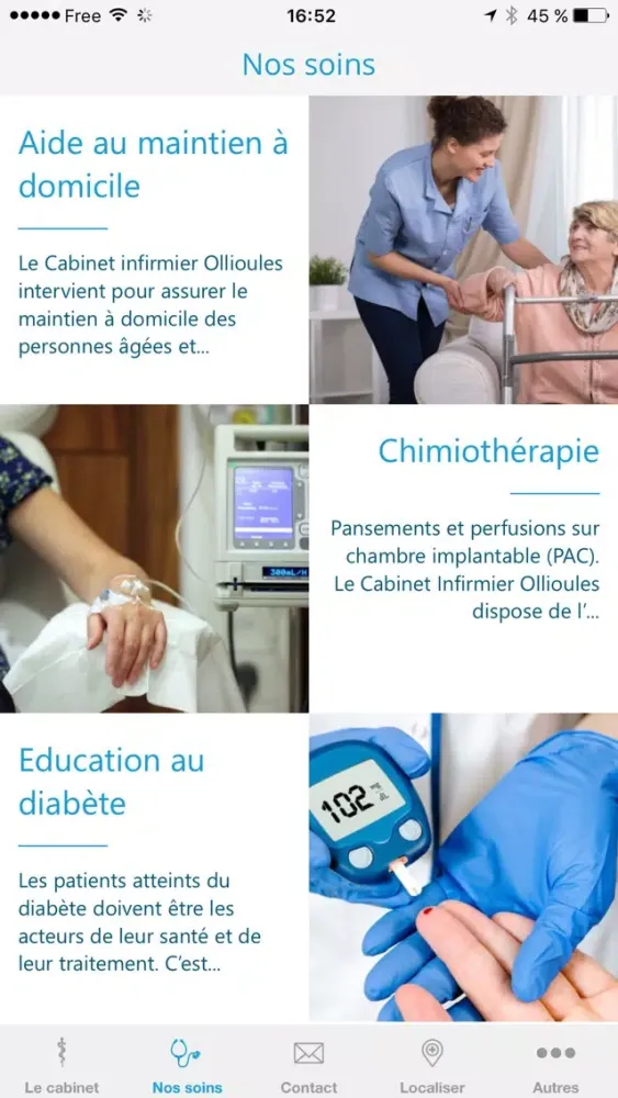 Capturas de pantalla de Cabinet Infirmier Ollioules