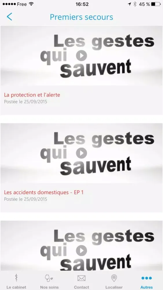 Capturas de pantalla de Cabinet Infirmier Ollioules