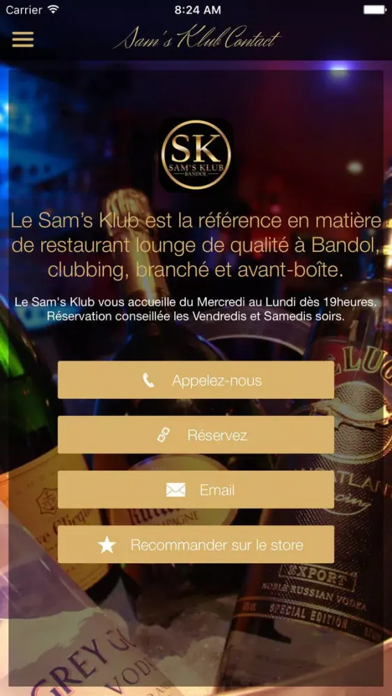 Zrzuty ekranu Sam's Klub Bandol Restaurant & Clubbing
