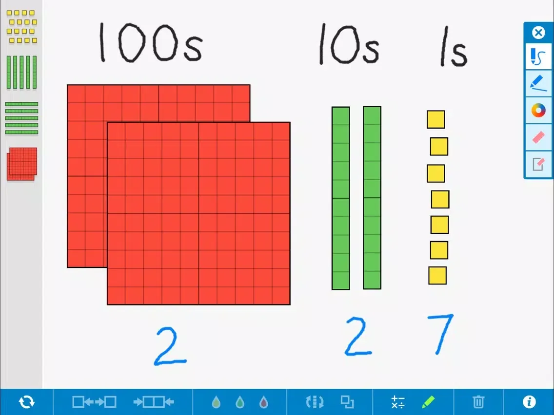 Capturas de tela do Number Pieces Basic, by the Math Learning Center iPad 