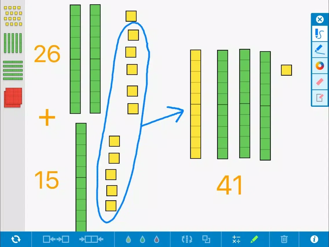 Capturas de tela do Number Pieces Basic, by the Math Learning Center iPad 