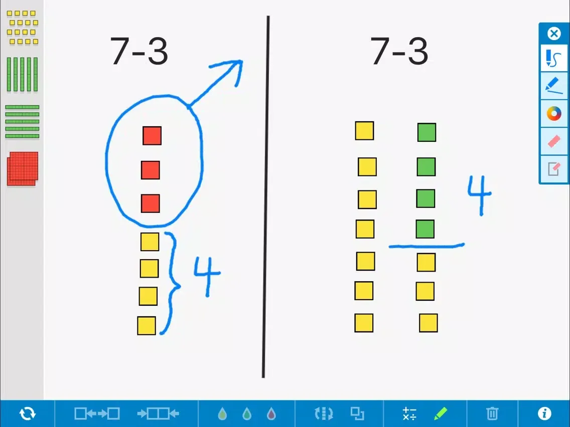 Capturas de tela do Number Pieces Basic, by the Math Learning Center iPad 