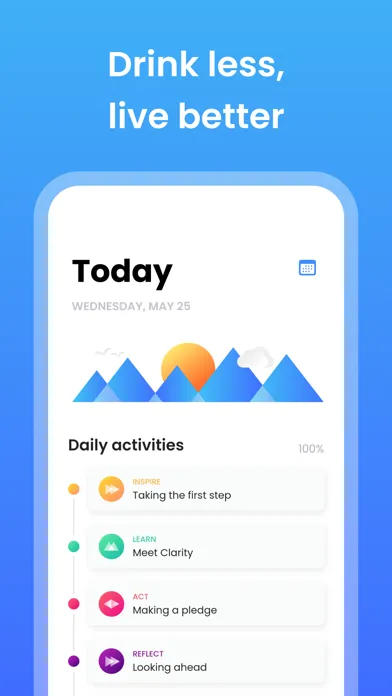Clarity: Drink Less, Live Well应用截图