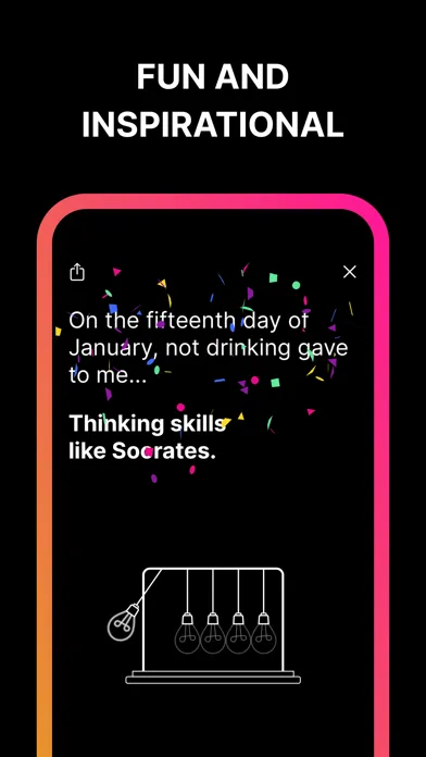 Sober January: Dry Day Tracker Screenshots