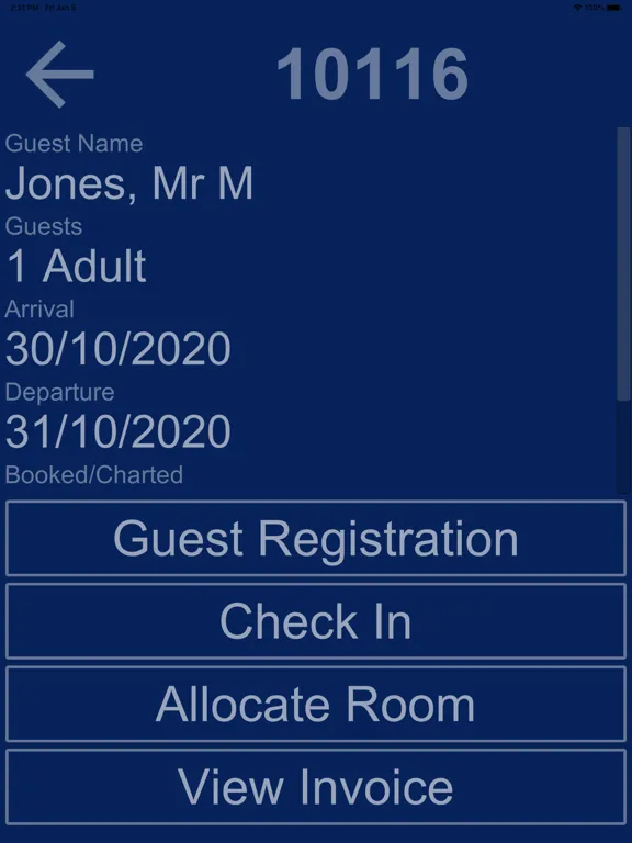CHM Reception iPad 應用截圖