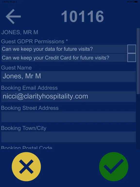 CHM Reception iPad 應用截圖