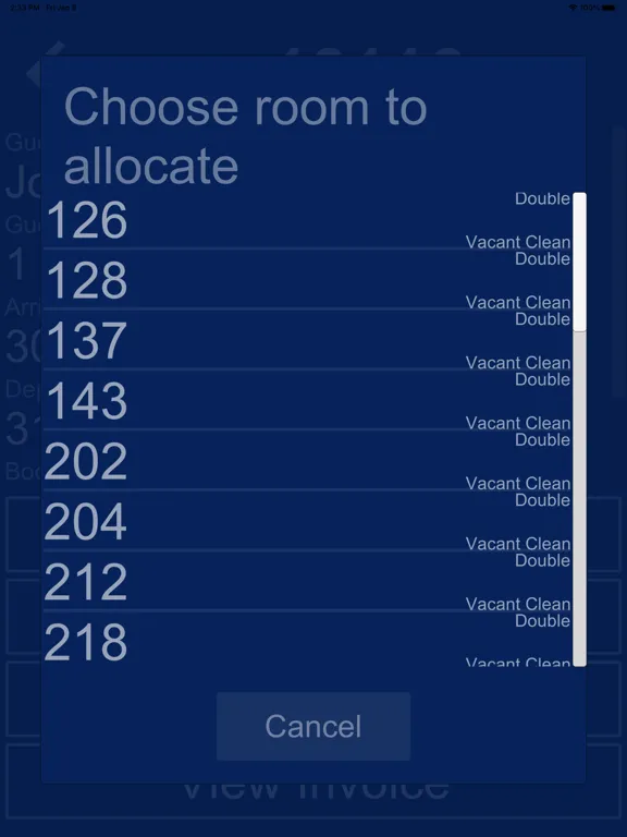 CHM Reception iPad 應用截圖